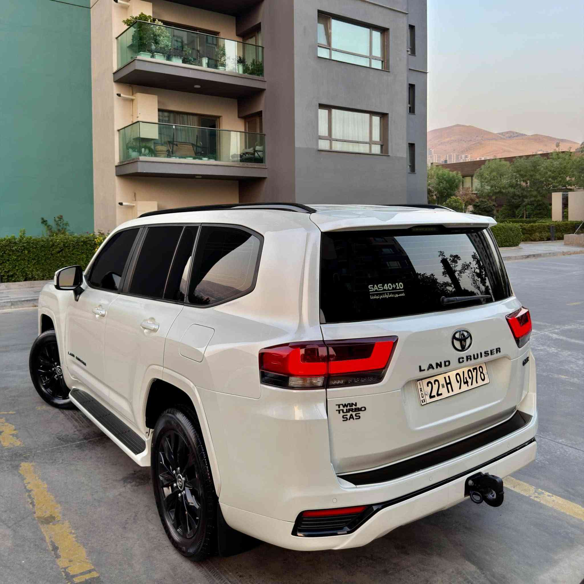 Land cruiser 2024  GXR Twen turbo (Black)
وكالة تويوتا عيراق ‏‎ضمان شركة SAS
🔻ارخص سعر بكل العراق
39 ألف ماشي📦
‏‎سنة الصنع: 2024 بلاک إیدیشن
‏‎ضمان شركة SAS
كل غراض بلادي موجود
ماشييه  39  الف  كم 
‏‎المواصفات :
-كاميرا
- محرك 6 سلندر (توین توربوو)
‏‎- فتحة سقف ( سلايد ) 
-٣ شاشات 
- شاشات ترفيه خلفية
‏‎- مقاعد جلد 
‏‎- مقاعد كهربائية 
- مقاعد امامية تبريد 
- ⁠تبريد وتدفئة امامي خلفي 
‏‎- بصمة الابواب 
‏‎- صندوق كهربائي
‏‎- مصابيح LED و زينون
-7 راكب 
-شحن واير ليس 
-حساس امامي خلفي 
‏‎- حجم العجلات 20 inch 
مكفول كفاله عام كلشي مابيها بل باكيت

مكفولة كفالة عامة من الدعامية إلى الدعامية
‏‎ بدون صبخ .بدون بارد  ،بدون رصعات ،بدون حتى شخط
‏‎دعاميات هم بدون صبغ ،رمل مابي ،لحية بدون صبخ ..بقية كلها بشرط

محرك كير بشرط مامفتوح
‏‎سيارة حيل نظيفة كلشي عل بلاد لوك
‏‎سنوية زنكة كلشي جديد مدفوع لـ2031
‏‎باسمي السنوية بشرط تحويل و خرامة 
‏‎سيارة مابيـها دينار مصرف كامل من كل نواحي
رقم أربيل شيمالي 

نفسي يوم /تحويل و وكالة حاظر 
مكانك /داخل سليماني

- ⁠***********📞
السعر 685  $ السليمانية, العراق
