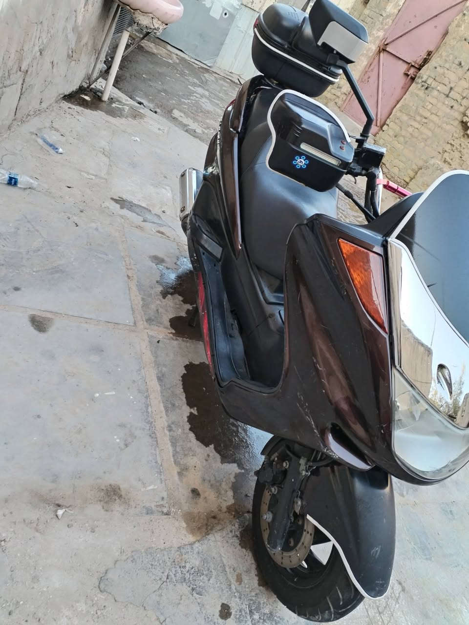 سلامعليكم دراجه ماجسته دبل رون سرعه 160☎️ 
خير من الله لا تنقيص ولا تبخير ولا نضوح كلشي شغال بيها دبلات تايرات كفرات كلشي نضيف كهربائيات مكفوله
شلعه ومعدل خير من الله الدراجه مجفته تجفيت صحيح
تجي تكلب وتأخذ سعر 650 وبيها مجال حك الجيه
مكاني بغداد المشتل *********** متواجت واتساب وعل رصيد
