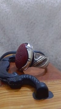 خاتم يمانية • قياس ٢٩ • حجر تخبل