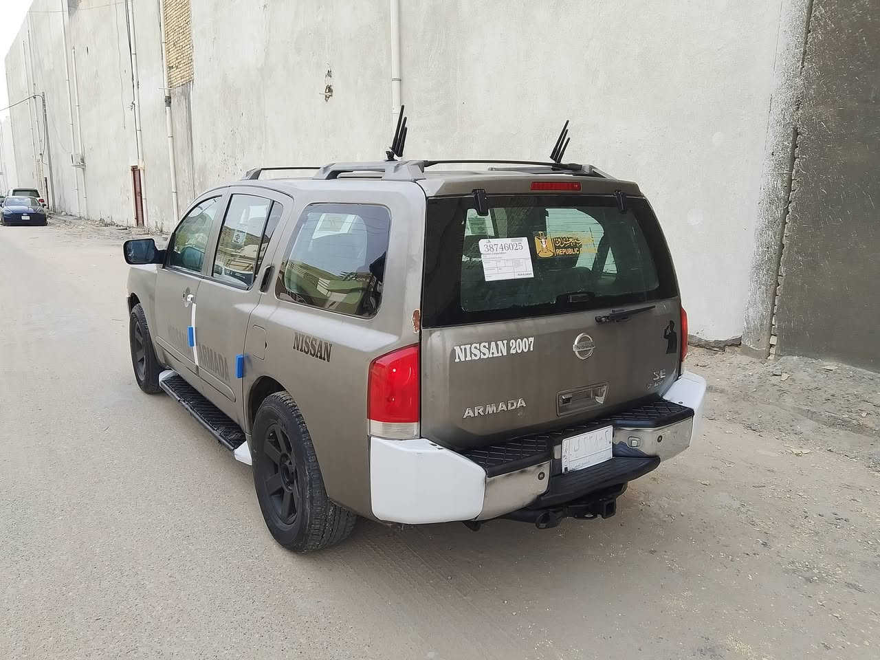 سلام عليكم للبيع او مراوس نيسان ارماده مديل 2007 رقم بغداد مشروع وطني
سنويه مجدده لغايه 2029/// مكينه وكير محوره 3000 ففتي راس الثور//// مكينه بيه ضعف بدايه تبخير قليل كير نضيف حداديه جديده تخم تاير باتري جديد كهربائيات شغاله سياره ترايك وين ماتريد//// عوزه ملاحضات بسيطه//// مكفوله من العيب الشرعي والكلبه والنقل جثه والصوليات ////السعر مناسب 48 وبيه مجال//// العنوان ناصريه مركز//// شراي يتصل وبخدمته وهاذ رقمي واتساب موجود.  /// ***********
