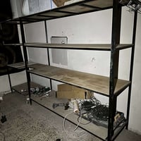 رفوف خشب • ٣م عرض • باب تركي جديد