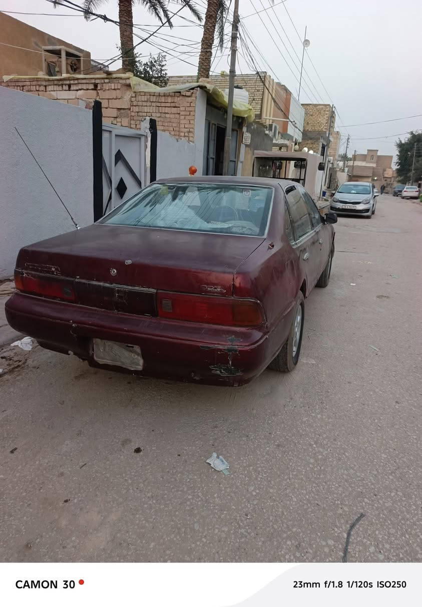 للبيع نيسان اولتيما موديل ١٩٩١ كير أوتو محرك ألفين نشطه حداديه فول وياله وتاير وتاير جدد كهربائيات عوزها شي بسيط رقم ألماني مداور ثاني يوم نجف
سعر ٢٥ وبيها مجال للطيبين ***********
