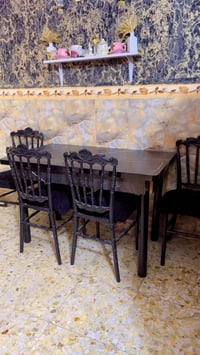 ميز طعام • ٤ كراسي • بغداد الدورة