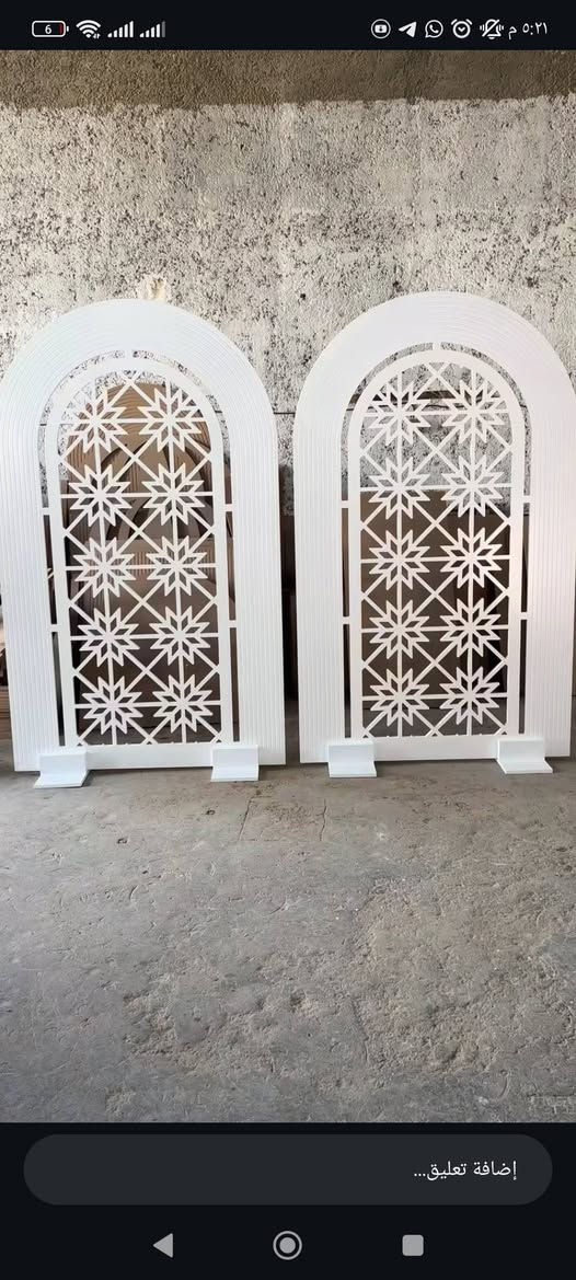 يتوفر تجهيز كافه انواع الديكورات والتصاميم
بعض الأعمال المنفذه
حسب طلب
يتم استلام عربون لتثبيت الحجز
العنوان الديوانيه
***********
***********
