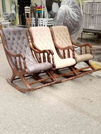 معرض ابو فواز • كرسي هزاز خشب • تكريت شارع الزهور