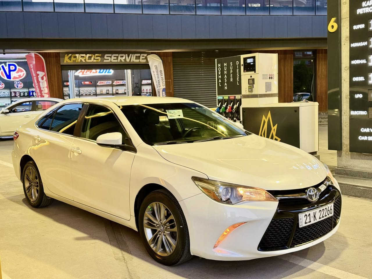 CAMRY 2017 SE
‎***********  واتساب
***********
‎کامری مودیل2017  امرکی لون ابیض ،ماشیة58 میل،حجم محرک2500, 4 سلندر 
 ،
بس نص جاملخ خلفی صبغ  بدون  دواخل بدون ارباگ بدون حالوب ، بدون بدل حطا بارد مابی سیارە حیل حیل حلوة،سنویە جدید حتــــی 2029نفس یوم تحویل حاضر٢سویج بیلادی موجود سبیر ما انزل،تاقم إطارات یوکوهاما بیلادی،مکان سیارة سلیمانیة
‎مواصفات معروفة
‎شاشة
‎تحکمات ستیرن
‎ستة ایرباگ
‎مرایا ئیشارة و کهرباء
‎تحدید سرعة
‎گیر محرک تاقم صدر تاقم ایطارات کل جدید سیارە مابی 
ای نقس
‎سعر :167  $ شویە بی مجال
صورە صونر موجود + 4T1BF1FK2HU399077
*********** واتساب
