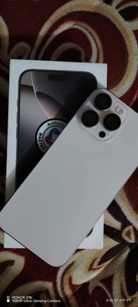 ايفون 16 بروماكس ماستر شرق اوسط  ذاكرة 256 بطارية 98 مشحون  117مرة  مك...