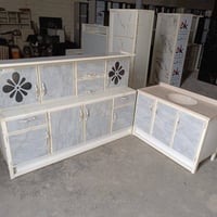 كاونتر مترين مع ملحق مترين مع سنك  مرمر متر و 20 السعر 315 للحجز خاص ا...