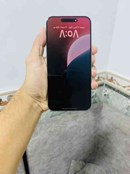 ايفون ١٥ برو ماكس 
ذاكرة ٢٥٦ 

بطارية ٩٠ 

عدد دورات الشحن ٧٣٥

الجهاز دبل خط 

مكاني نجف 

السعر ١١٠٠
***********
