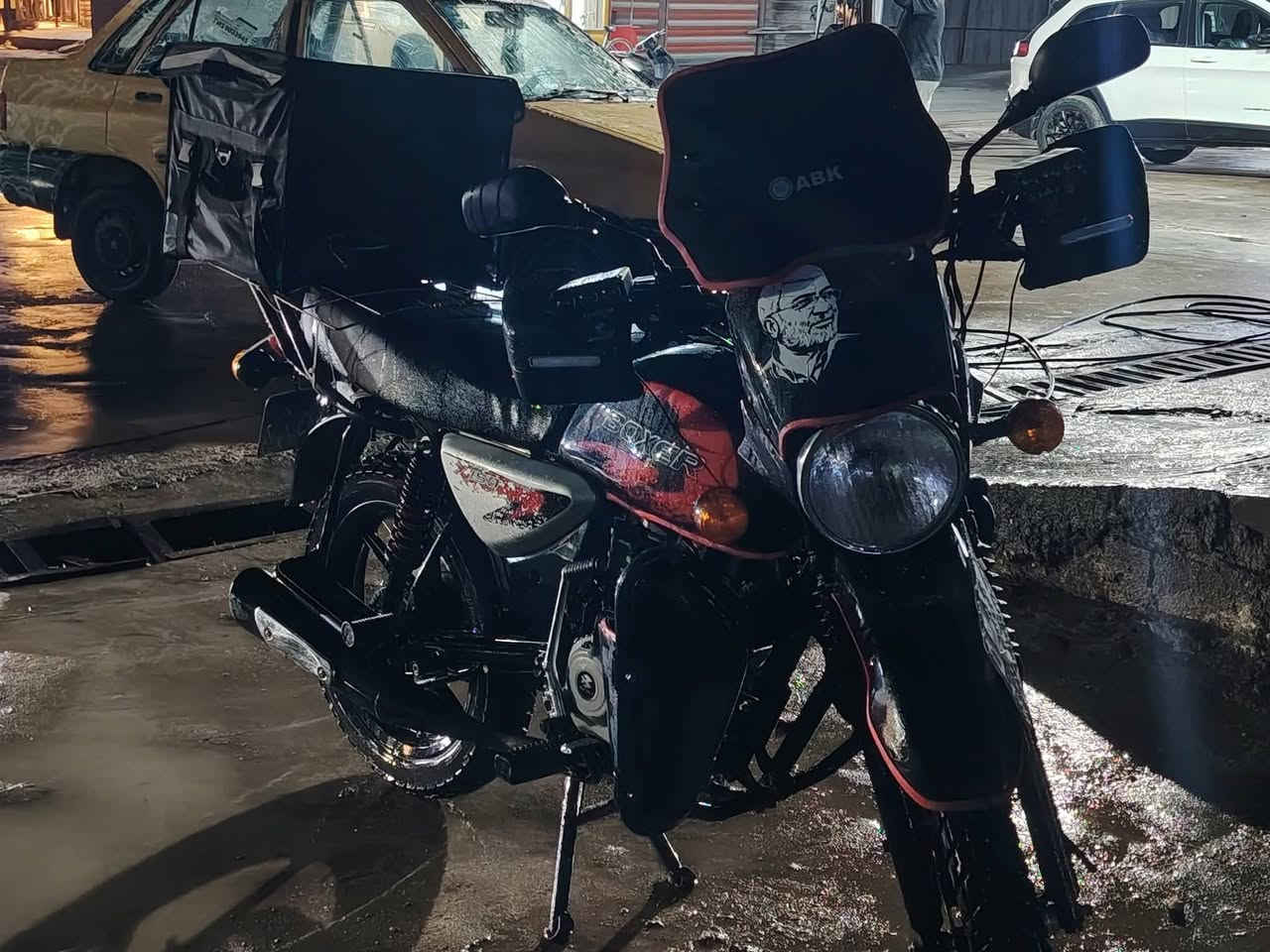 تمت اعاده نشر  دراجه بوكسر كفاله دراجه تخبل مرقم بيه منضومه كامله زنون وصفاح تجي تفحصه وين ما جان بل يعجبك سعر 2500 بيه مجال بسيط مكان بغداد العبيدي***********
