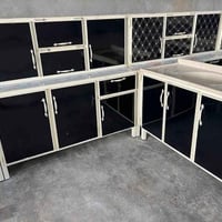 كاونترات المنيوم • متر ونص • سنك ١٢٠سم