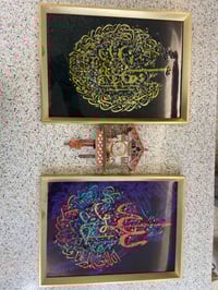 عندي هذني الوحات للبيع الوحده ب 15 والساعه الصغيرونه ب 10 الالف للتواص...