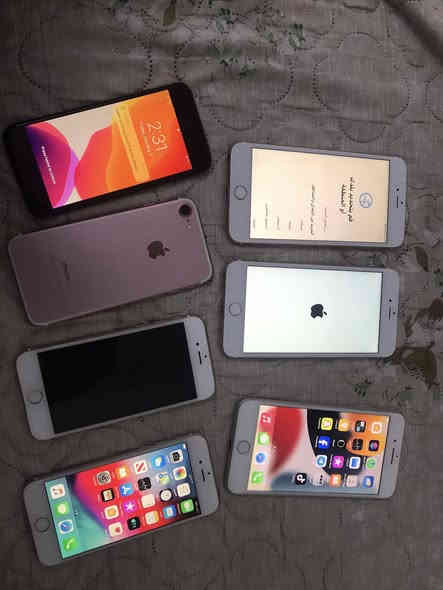 السلام عليكم اجهزا حيل نضيفه ورخيصه ❤️
تواصل واتساب فقط رجأن 
***********

1- ايفون ٧ بلس 
ذ١٢٨
كلشي شغال بس سيمكارت حيل ضعيف 
وبي حساب بل اعدادات 
تكدر ضيف حسابك وتنزل الي يعجبك 
 شاشا بلادي مبدل بس بصمه وبطاريه 
كامرا  شغال بس الاكس تو مو شغال 
سعره 50 الف فقط …

2- ايفون ٦ اس بلس  الكبير 
ذ١٢٨ بطاريه مستبدل وبصمه مستبدل 
شاشا بلادي سيمكارت يشتغل 
كلشي شغال بدون عيوب سعره 60 الف

3- ايفون ٦ اس بلس الجبير  
ذ١٦ سيمكارت متوقف كلشي شغال غيره 
سعره ٣٥  الف

4-  ايفون ٦ جي 
كبس شركه 
بس سيمكارت ضعيف حيل 
ذ١٦ سعره 30 الفف فقط

5- ايفون ٦ اس 
ذ١٦ كلشي شغال بدون عيوب 
مستبدل فقط بصمه 
سعره ٤٥ الف

6-ايفون ٧ ذاكره ٣٢ 
كلشي شغال مبدل شاشا وبصمه
ميصير فورمات 
سعر 50 الف فقط فقط 
كلشي شغال بدون عيوب

7-ايفون ٧ ذ١٢٨ 
كلشي بلادي بس بصمه مبدل 
ميصير فورمات 
كلشي شغال شاشا بلادي بيها شوي شخوط 
سعره 55 الف فقط

8-  متوفر ايفون ٥ اس حيل نضيف اكو ٣٠ و٣٥ و٤٠ 

تواصل رجأن فقط واتساب ما موجود بغير مكان 
***********
واتساب رجأن
