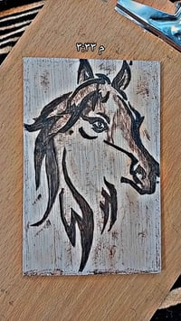 ميني آرت • حرق عالخشب • ١٨×١١