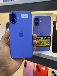 ايفون 16 بلس ذاكره 128 بطاريه100 بلادي  ملحقاته كامله بي ضمان من مركز ...