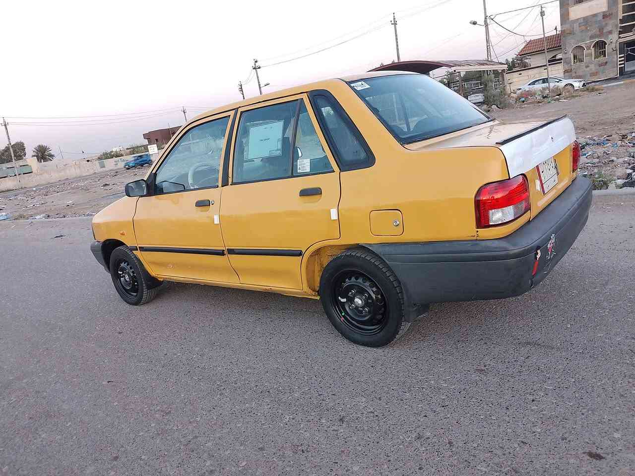 سايبا موديل ١٢ محرك لاصرف ولاتبخير صدر أمامي وخلفي جديد تخم تاير جديد تبريد ثلج دوشمه عام مشروع وطني مصفره من كلشي مكان السياره بغداد السعر ٢٦ وبيهه مجال قليل ***********
