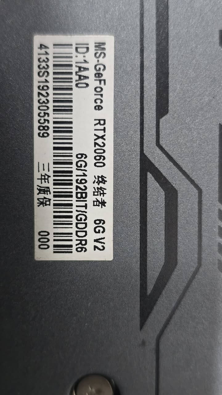 السلام عليكم متوفر كارت شاشة RTX 2060 بذاكرة 6GB.
نظيف جداً، استخدام شخصي، وخالٍ من أي عيوب أو مشاكل تقنية.
السعر 225,000  الف
للاستفسار يرجى الاتصال أو المراسلة على الرقم: ***********
ملاحظة : لا يوجد توصيل مكاني بغداد
