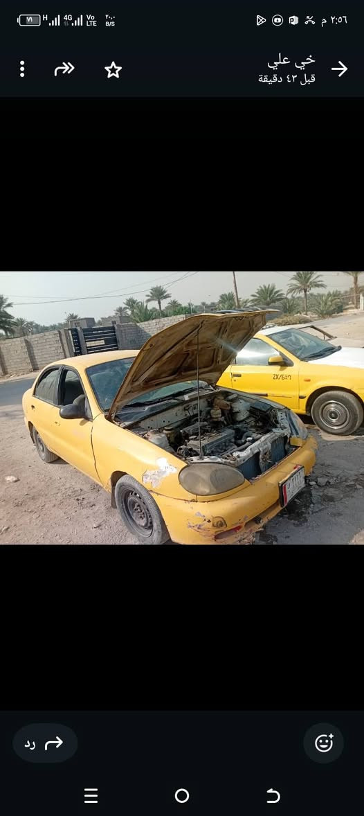 السلام عليكم سياره دايو نوبرا مكان بغداد شهداء البياع سياره للبيع السعر 14 وبيها مجال رقم الهاتف,***********
