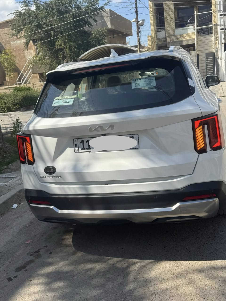 السلام عليكم 

كيا سورنتو 2024خليجي 

السياره مكفوله كفاله عامه 

4 سلندر
محرك 2500
تحكم سترين
حساس خلفي امامي 
بصمة تشغيل عن بعد
بصمة ابواب
شاشه كامره
مري شفط ترحيب على بعد
تبريد 3 قطع
جنطه كهرباء
كشن كهرباء
كير عصا 
7 راكب 
ويل 19 
لد امامي خلفي 
عداد المسافه 35 الف
رقم بغداد تحويل ثاني مباشر 
 السعر 257 وبيها مجال

اي استفسار اتصل ع رقم
***********
