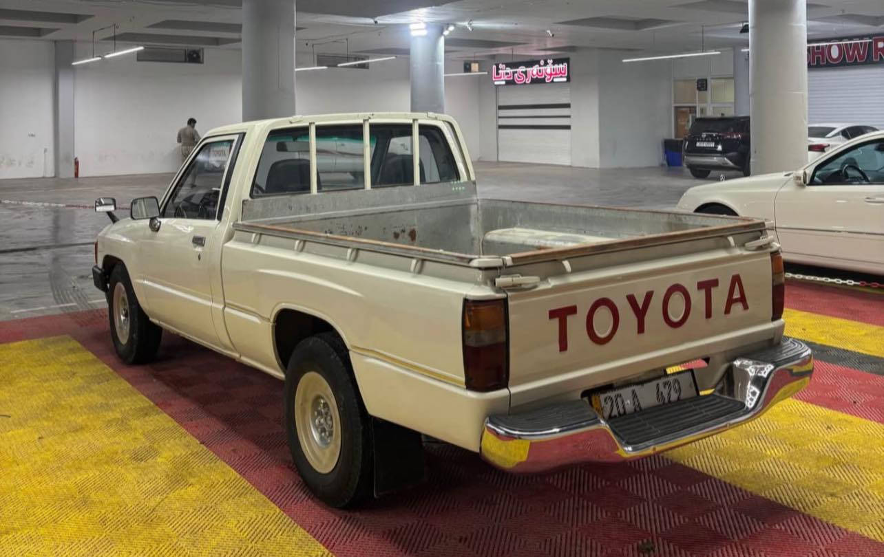 ئۆتۆمبێل: تۆیۆتا مۆدێل ۱۹۸٥ 

دەعامی بۆ دەعامی 
لەسەر دەقی شەریکە ماوە 

ســــعر $ یەک کۆمێنـت بکە راســـتەوخۆ بــۆ دێـــت🟢

سەنەوی تا۲٠۲۹ تازەیە 
بەخێک کرەوە بۆ جوانی 
قەترە مەعجون و ساردی نیە

ژمارەی خاوەن سەیارە👈: ***********
