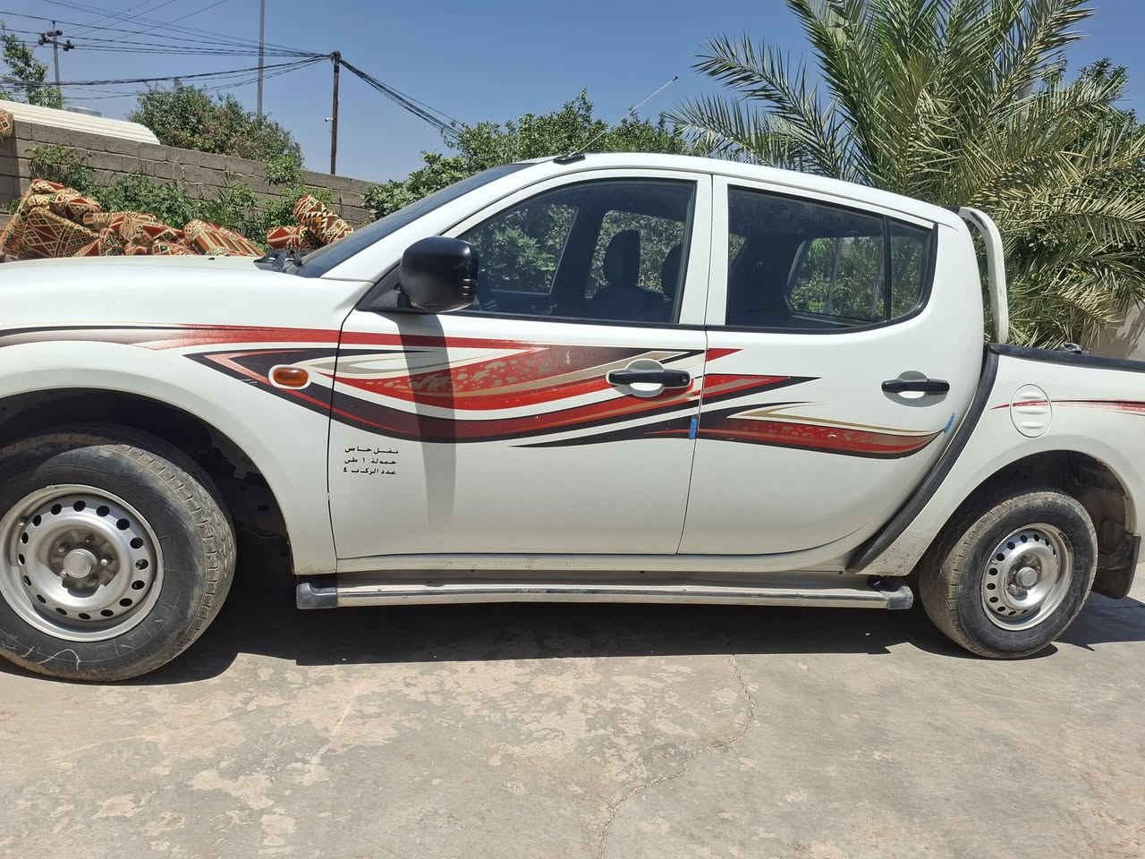 السلام عليكم ورحمة الله وبركاتة للبيع سيارة بيكم مستبوشي(L200) موديل 2009 رقم اربيل 
السيارة بنظافة ممتازة، مالت جنّاي، وجاهزة للشغل والعمل
​مكفولة كفالة عامة من الصبغ ومن الحوادث القوية.
​ السيارة بيها مكانات بارد قليل جداً (بدون صبغ)،
 والكير ناعم  تبريد وتدفئة شغالة المكان كركوك 
السعر 115 الرقم ***********
اخوان الي مايعجبه السعر يصلي على النبي و يعبر  المنشور
