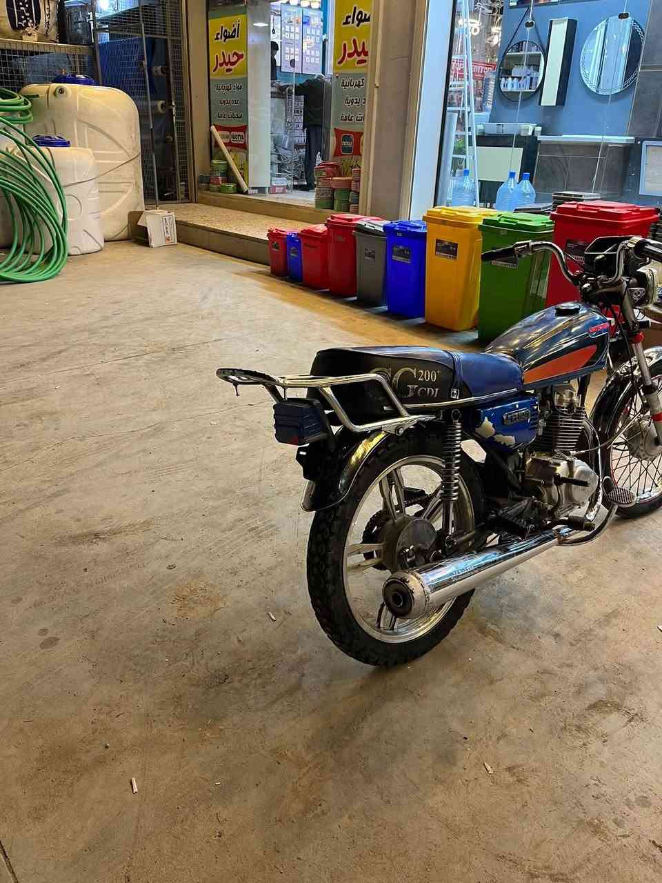 دراجة نامه ايران اصل موديل 2019 دبلات امامي جدد و كشن جديد كابريتر جديد كهربائيات فول  دراجة خير من الله مكان خانقين سعر الدراجة ٢٣٥ و بي مجال ***********
