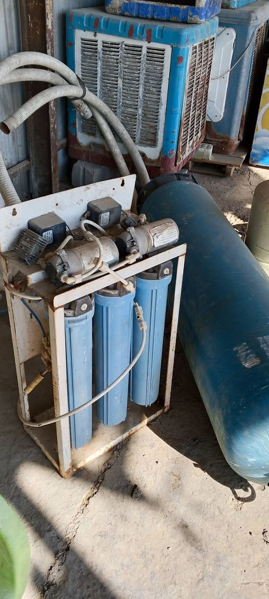 السلام عليكم منضومة متروكة سابقاً شغاله
بطل عدد 2 
جهاز التصفيه 1000لتر بل ساعه 
وفلتر
السعر 850 وبيه مجال مكان بابل  
***********
