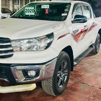 تيوتا هايلوكس موديل2020 وتماتيك فول مواصفات  لون ابيض  مكفوله كفاله عا...