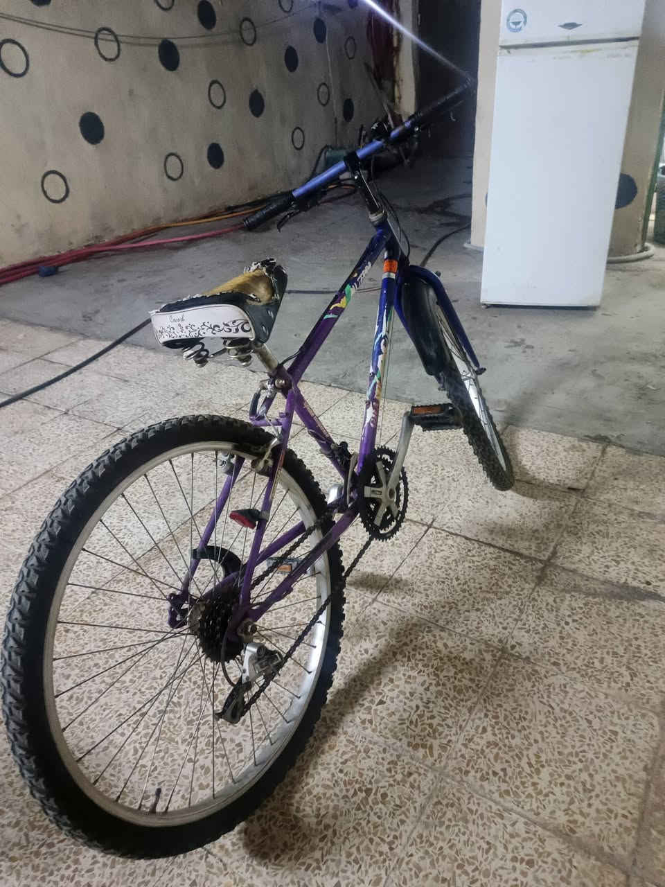 النوع / باسكل جبلي نضيف🚵‍♀️🚵‍♀️ 

الحجم/ حجم الباسكل هوا 26

الكيوره كدام وا ورا جديدات / الصطابات / كلو جديد وا الصطابات حجر 

السعر / انته شطلب سعر اقتنع بي 

التواصل / عبر هاذا الرقم 👈***********

وا لاتنسون الصلا على النبي 🌺
