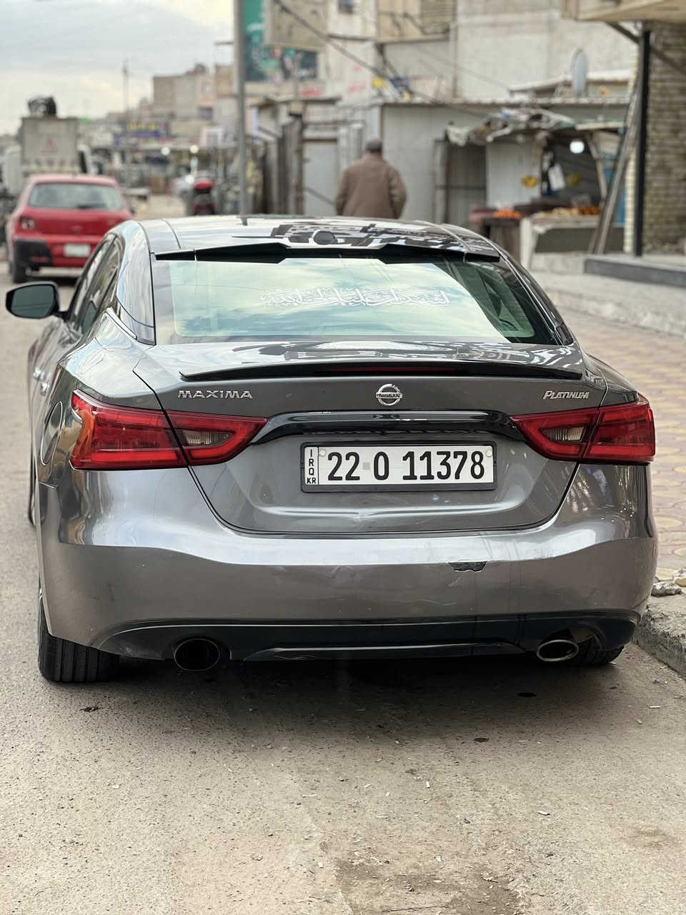 مكسيما 2017 بلاتينيوم أعلى فئه 
اللون فيلي فول مواصفات
بانوراما
شاشه 
بصمه 
تحكمات ستيرن
كشن جلد كهربائي
استيرن كهربائي
تدفئه تبريد كشنات وستيرن
منضومه زنون بلاديه
سستم صوت
مواصفات مفولهه 
حادث امامي من امريكا
وجاملغ خلفي 
السعر 105 ماكو هيج سعر بالسوك
المكان بغداد الدوره
***********
