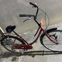 بيسكل بناتي حجم 26 لون  احمر تايرات جوابه سرج جديد  بريكات بلمكان سعر ...