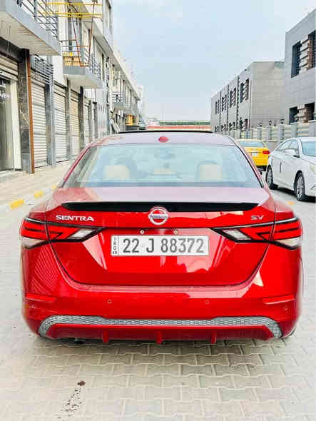 بسم الله 
نيسان سنترا 2023 SV فول مواصفات رقم اربيل الجديد هزه سنويه جديده 
مواصفات فتحه بصمه تشغيل عن بعد داخل قرميدي بلادي تبريد لمس منفصل تدفئه كشنات مع مقود شاشه كليره ابل كار بلي كامره خلفيه حساسات خلفيه وهوايه بعد بيها مواصفات .
حادث السياره بنيد فقط مصلح ومصبوغ و جاملغ ايسر بارد ايرباك ستيرن فقط وراجع سستم 
هذا رقم الشاصي 3N1AB8CV2PY277448
السياره ماشيه 30 الف ميل على ايد وحده بعدها شركه 
للتواصل *********** مهندس احمد 
 *********** واتس اب 
عنوان السياره مجمع الزيتون مجاور مجمع بدور بغداد قرب مطار بغداد 
لمعرفه السعر علق ب تم بغداد
