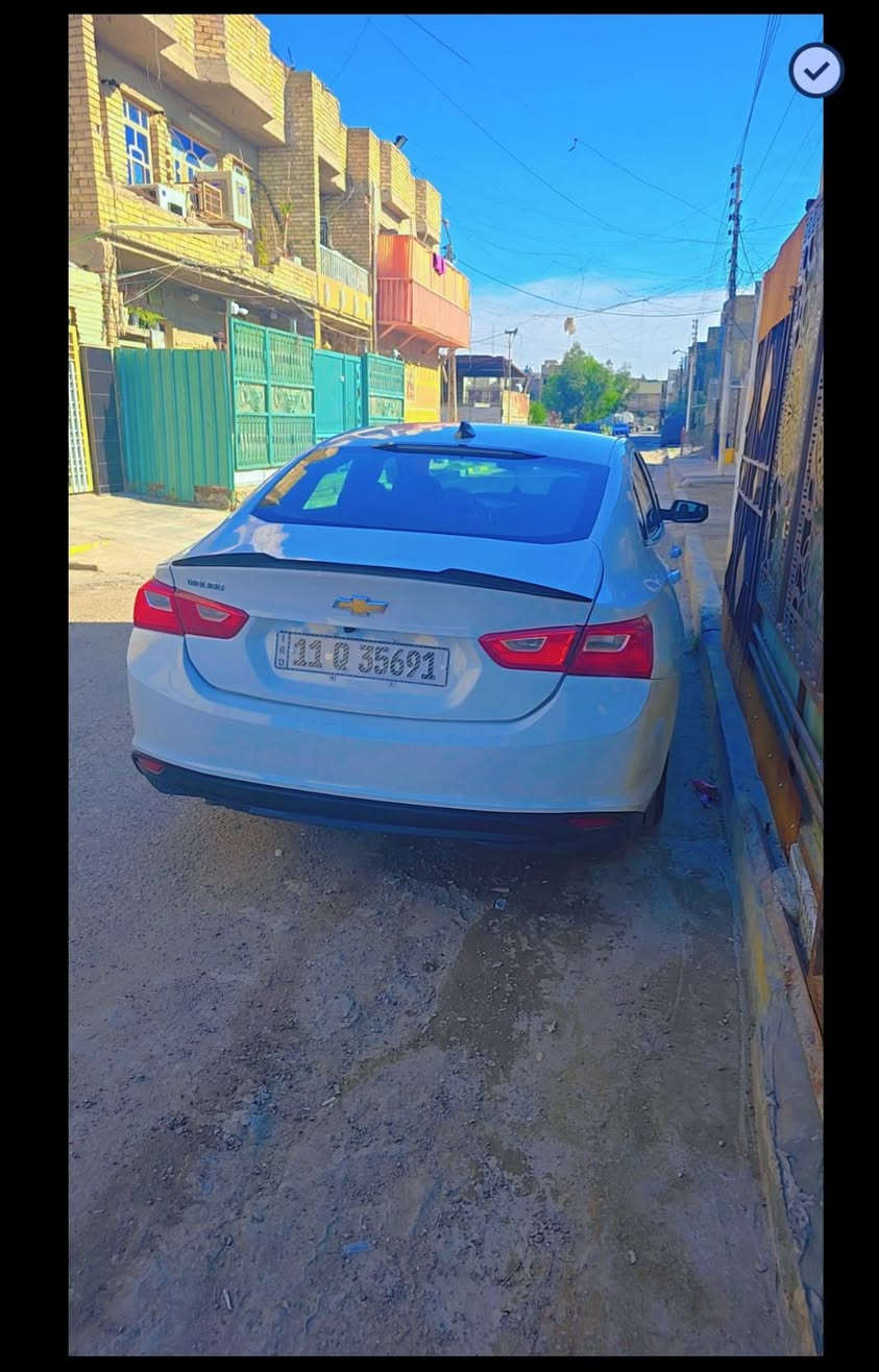 سلام عليكم ماليبو موديل ٢٣ للبيع الضرر كما موضح بالصور صبغ جاملغ خلفي ونص الجنطة ماشيه ٣٦ ميل تايرات وباتري جدد ادامه كامله نضيفه جدا بأسمي *********** عنوان بغداد
