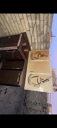 كاونتر سنك والملحق ماله للبيع ب200 وبي مجال بسيط جديد ما بي شي مرمر ال...