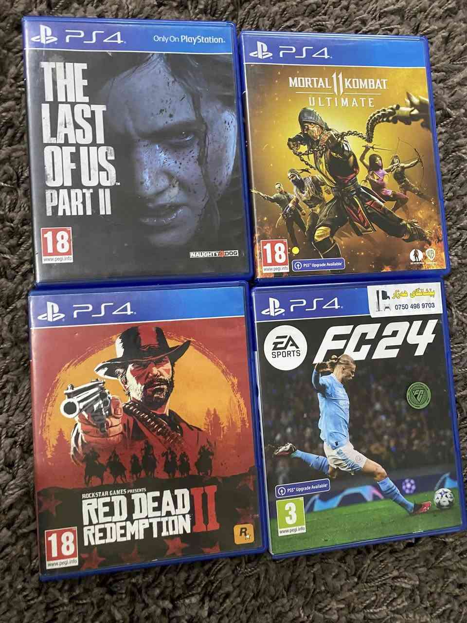 بلي ستيشن فور برو ابيض امريكي اصلي وصيته من امريكا ما صارله شهرين من استخدمته مع ألعاب اصليه ما مستخدمه بس اني اشتريتها بالجيس هاي النسخه نادره هواي 350 الف بدون ألعاب مع الألعاب 400 قفل. التواصل *********** واتساب
