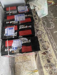 بطاريات محلول بيها وصل ضمان سنتين 12 فولت 240 انبير وزن ثقيل 75 كم لعد...