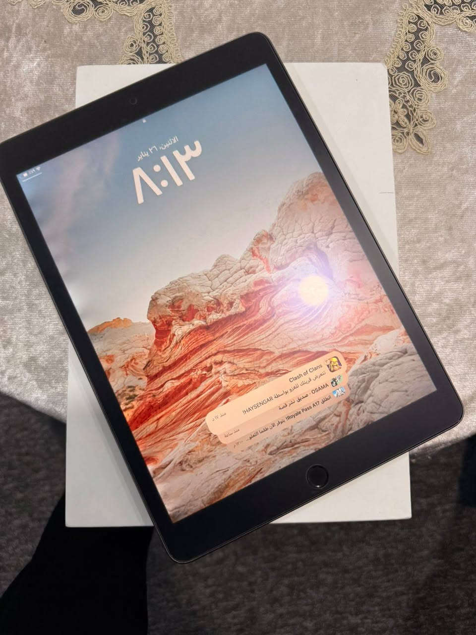 ايباد ٩ مكفول من كولشي الجهاز جديد ذاكره ٦٤ المكان النجف الاشرف السعر ٣٠٠ الف ***********
