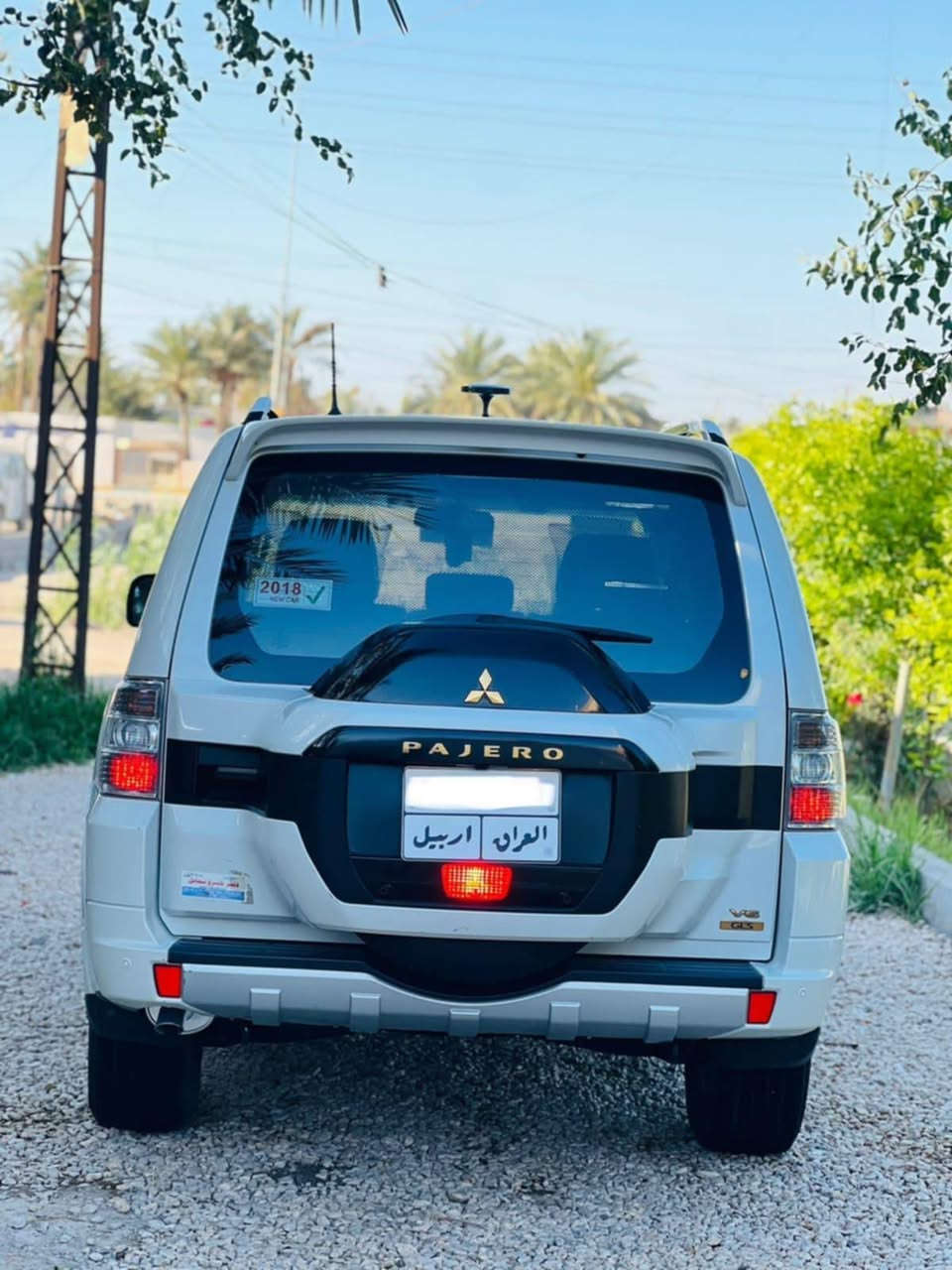 السلام عليكم
باجيرو 2018 مكينه 3500 رقم اربيل دولي جديد  باسمي هزه جديده السياره مكفوله من التبديل والصبغ حتى الدعاميات فقط بارد اصبعين كير محرك تبريد حداديه تخم تاير شاشه كامره تحكم ستيرن مثبت سرعه حساس خلفي السياره جديده مال بيت تجي وتشوف بعينك مكانه بابل الحله

للاستفسار الاتصال ***********
