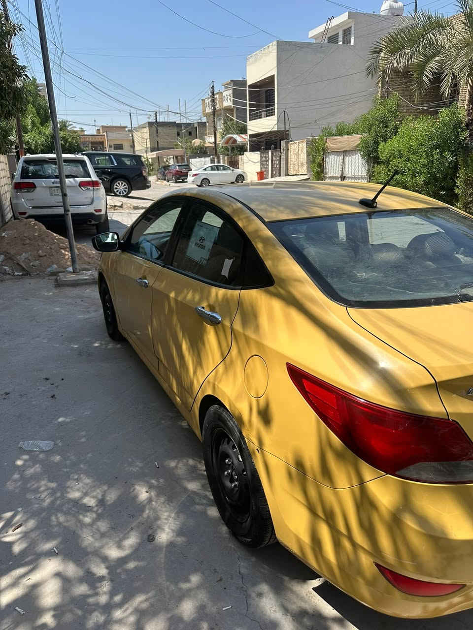 اكسنت 2016 وارد امريكي رقم بغداد الجديد
هيئة وبحث وغرامات صفر سنوية لل 29
مكفولة تكم وشواصي ودواخل
سيارة جاهزة من كلشي تبريد ممتاز
السعر 88 ورقة 
مكان السيارة بغداد العامرية
***********
