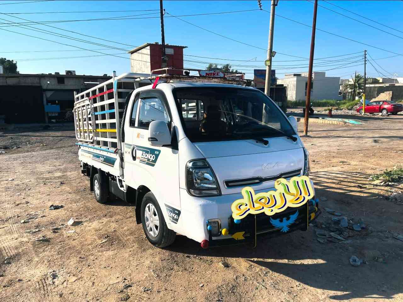 سلام عليكم كيا بنكو موديل 2023 كير عادي محرك 2700 خير من الله بلادية مكفولة كفالة عامة بشرط بدون صبغ بدون بارد بدون شخط رقم بغداد شرط التحويل سعرها (165) ورقة بيها مجال عنوان ديالى بعقوبة مقاطع قدوس معارض الحديد الاستفسار على صاحبها ‭***********‬
