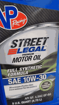 الوحش الأمريكية  
VP Racing Street Legal Premium SAE 10W30
زيت قوي ومجرب من شركة VP Racing، مصمم حتى يحمي محرك سيارتك ويطوّل بعمره 

✅ يحمي مكوّنات المحرك من التآكل
✅ يقلل صرفية البنزين ويحقق أفضل اقتصاد بالوقود
✅ استقرار حراري عالي ويقلل من استهلاك الزيت
✅ معتمد حسب مواصفات API SP – ILSAC GF-6A

💡 ويا VP Racing… سيارتك تبقى بأمان وأدائها يظل بأعلى مستوى

متوفر لدى خدمات الاخوين لصيانه السيارات 
الوكيل الحصري في العراق تضمن لك الجودة والموثوقية مع أفضل العلامات التجارية العالمية.
    (خدمات الأخوين لصيانه السيارات)
العنوان ديالى جلولاء حي الصناعي 
***********

 #صيانة_دورية #زيوت_محركات #حماية_المحرك #جودة_عالية #أداء_عالي #CarCare #vpracingfuels
