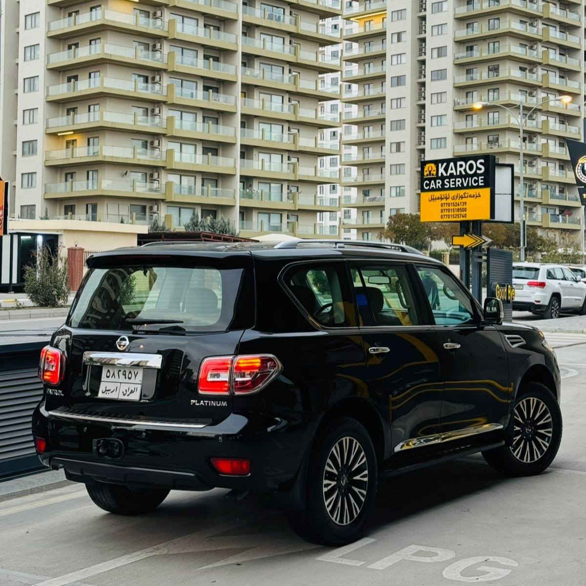 نیسان باترول 2017 بلاتینیوم فوول مواصفات
کلش حلوە و باقیە علی حلاوەتها مكینە صغیر مرغوب
ماشیە ٩٥٠٠٠ کم حقیقی شرط 
سیارە مکفولە کفالە عامە ما عدا بیها شویە کارت شبر بصیط بجملغ امامی سایق  ماباقی مکفولە من کلشی شخوط حالوب تبدیل مابی ای شی بشرط سونار ..
محرك و الگیر بشرط وبدون ای خلل مضبوط ٪١٠٠ 
مواصفات بلاتینیوم فوول فوول 
( فتحە و جگ ،، بصمە ،، شغال ،، رادارات امامی و خلفی و جانبی ،، ۳ شاشە و کشنات دیفیدی ،، ٥ كاميرا و كاميرا ٣٦٠ ،، کشنات جلد و داخل بیجی ،، کشنات کهربائی ،، سلاجە ،، رادار ،، صندوق شفت ،، شاشە کبیر ،،کامیرا ،، حساسات امامی و خلفی ،،مرايات شفت و كهربائي  و بعد هوایە مواصفات ) 

🛑 السعر سوي تعليق يصل مباشرة 🤖 

سنويه و كلشي جديده 
 4 تایرات و ویل جدیدە بلادیە 
بدون خلل کهربائی بشرط
مکان : سلیمانیە مرکز المدینە 

موبایل : ***********
