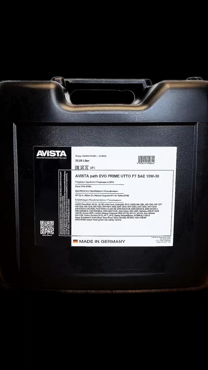 زيوت افيستا الالمانيه متوفر كافة القياسات


**إذا كنت صاحب هذا الإعلان وتريد حذفه لأي سبب، رجاءا أرسل رسالة إلى الدعم الفني**