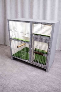 قفص خشب • لجميع الطيور • ٦٤×٦٢×٤٢