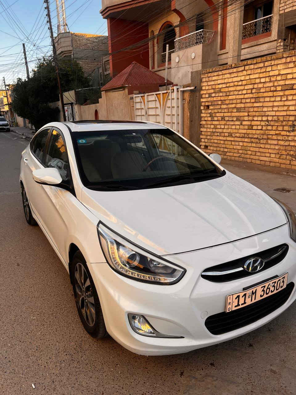 اكسنت 2016 
خليجي مكفولة 
من الضربة 
والصبغ والتبديل سيارة 
جاهزة من كل شي مواصفاتها
تحكم ستيرن فتحة ويل كب
اشارة بالمري ويل كب مخرج AUX كامرة خلفيه
رقم بغداد دولي بأسمي سنويه 2031 
هزة جديدةماشية 135 الف km
السيارة جديدة 
مكانها بغداد السيدية
السعر 113 وبيها مجال بسيط

*********** واتس اب
