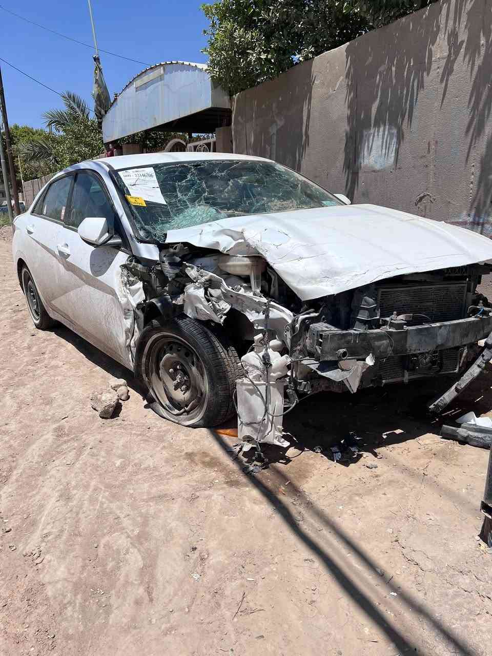 سلام عليكم النترا موديل 23 هايبرد امريكي حادثها قبل ربع بنيد بدون تبديل الله يجفيكم الشر حادثها هذا هسه ابيع واقع حال مكينه كير مابيهن شي بطاريات مابيهن شي السياره شغاله رقم بغداد بسمي 
***********
