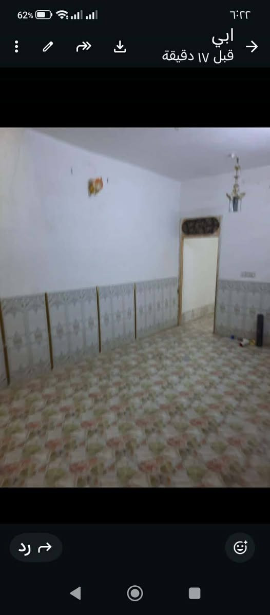 دار للايجار حي الوفاء مقابيل حي جزيره خلف جامع ام البنين المساحه 100م السعر 300 قفل

غوفه صاله ستقبال مطبخ صحيات
***********
