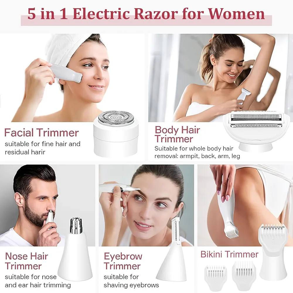 ماكينة حلاقة للنساء 5 في 1 مع 5 ملحقات، ماكينة حلاقة كهربائية مقاومة للماء بدرجة IPX7 للجسم والابطين والبيكيني والحواجب والانف


**إذا كنت صاحب هذا الإعلان وتريد حذفه لأي سبب، رجاءا أرسل رسالة إلى الدعم الفني**