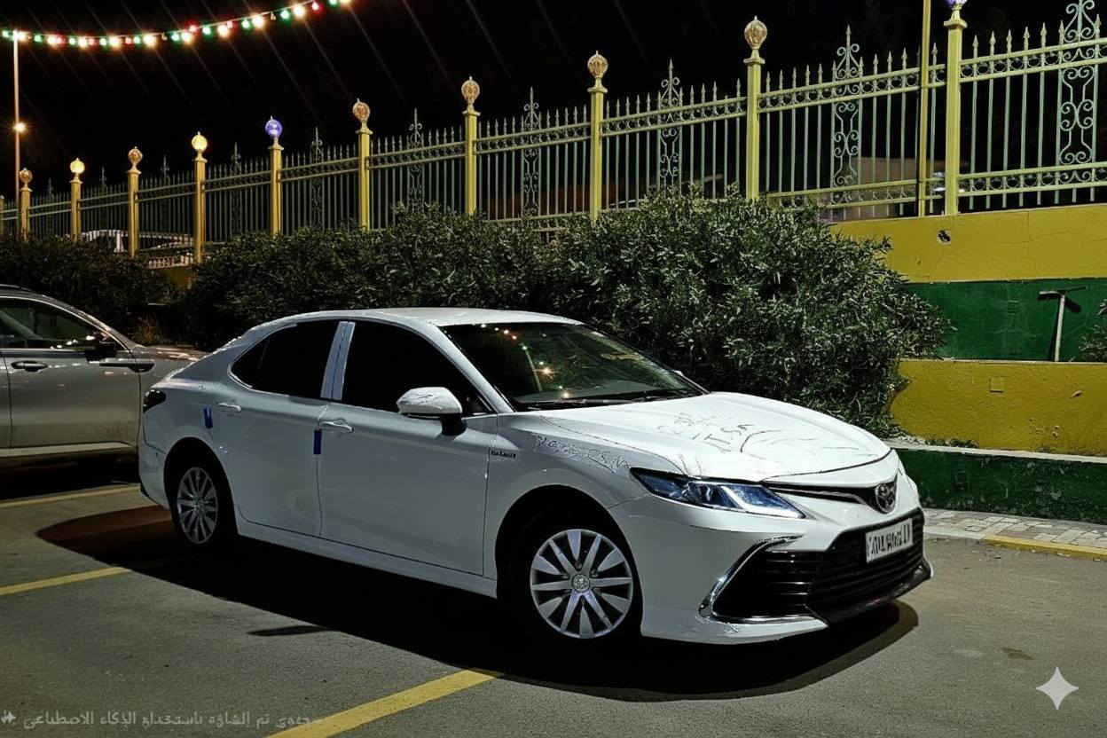 تكسي مطار
كامري 2022 السياره خليجيه
حادثه جاملغ فقط بدون دواخل
اللون ابيض الاصلي ومصبوغه نفس اللون بدون قماره 
سياره مكينه كير هايبرد كلن نضيفات 
رقم بغداد 
السعر  135 وبيه مجال جدا بسيط 
السياره كلش حلوه ونصبته 
مكاني بابل 
هـ ***********
