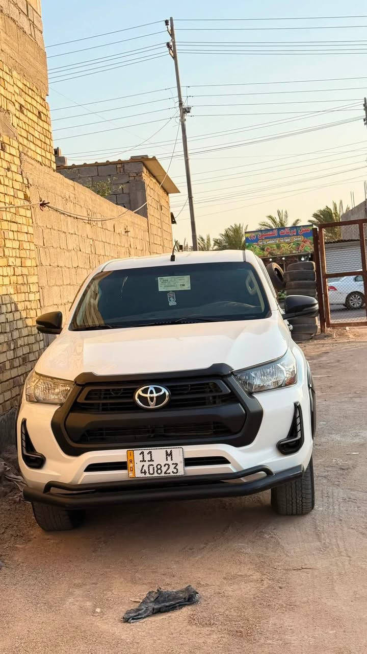 هايلوكس 2023 للبيع
محرك كاز  محسن 2800 تيربو
السياره جديده بمعنى الكلمه 
ماشي 65
رقم بغداد بأسمي تحويل ثاني يوم
شاشه 
كامره خلفيه 
حساس خلفي 
دوشمه اصليه 
السياره مابيهه نقص برغي
العنوان البصره قضاء المدينه
***********
***********
